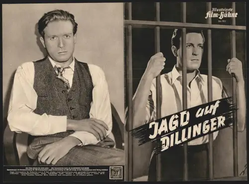 Filmprogramm IFB Nr. 911, Jagd auf Dillinger, Lawrence Tierney, Anne Jeffreys, Regie: Max Nosseck