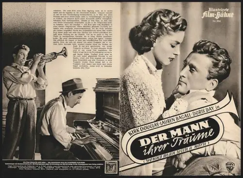 Filmprogramm IFB Nr. 904, Der Mann ihrer Träume, Kirk Douglas, Lauren Bacall, Regie: Michael Curtiz