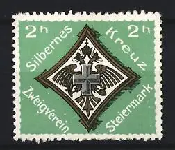Reklamemarke Steiermark, Silbernes Kreuz, Zweigverein Steiermark