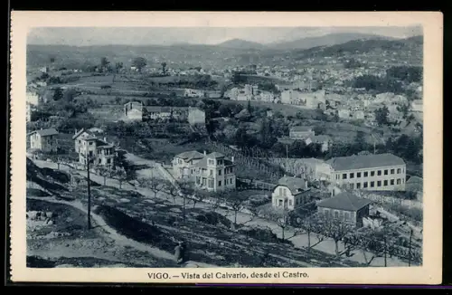 AK Vigo, Vista del Calvario, desde el Castro