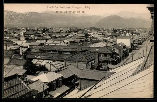 AK Sapporo, Looking West over Sapporo City