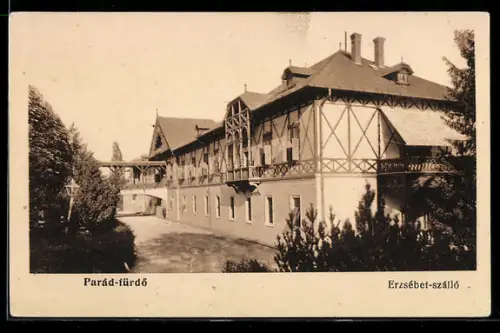 AK Parád-fürdö, Erzsébet-szálló