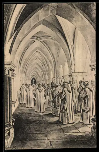 AK Procession de la Fete-Dieu, Les Chartreux