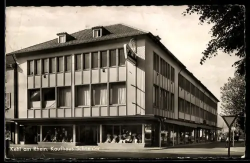 AK Kehl am Rhein, Kaufhaus Schneider