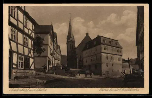 AK Biedenkopf a. d. Lahn, Partie bei der Stadtkirche