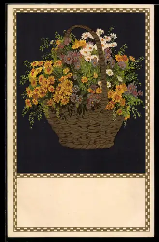 Künstler-AK Meissner & Buch (M&B) Nr. 1850: Blumen zum Feste