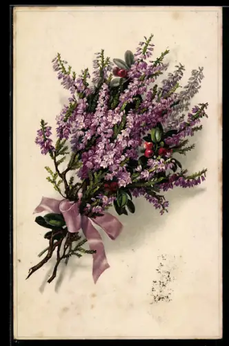 Künstler-AK Meissner & Buch (M&B) Nr. 2294: Lavendel im Bund