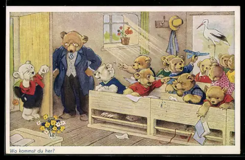 AK Wo kommst du her? Teddyschule