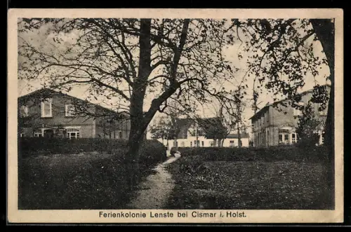 AK Cismar i. Holst., Partie an der Ferienkolonie Lenste