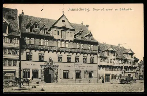AK Braunschweig, Stegers Brauerei am Bäckerklint