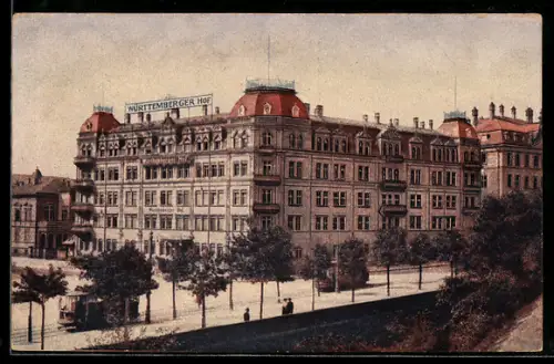 AK Nürnberg, Hotel Württemberger Hof, Inh. F. V. Heim