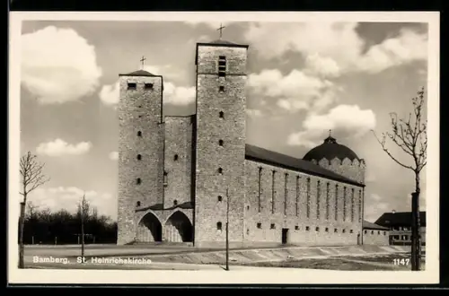 AK Bamberg, Blick auf die St. Heinrichskirche