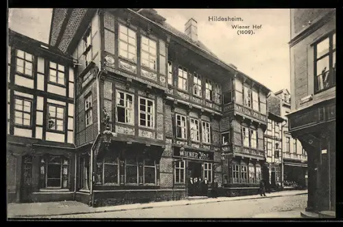 AK Hildesheim, Gasthaus Wiener Hof