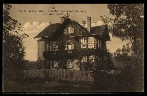 AK Wörishofen, Pavillon des Kneippianums St. Antonius