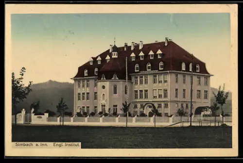 AK Simbach a. Inn., Blick zum Engl. Institut