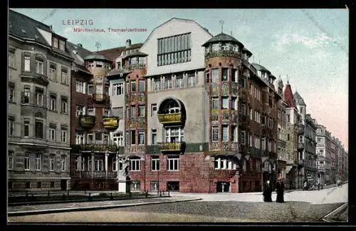 AK Leipzig, Märchenhaus in der Thomasiustrasse