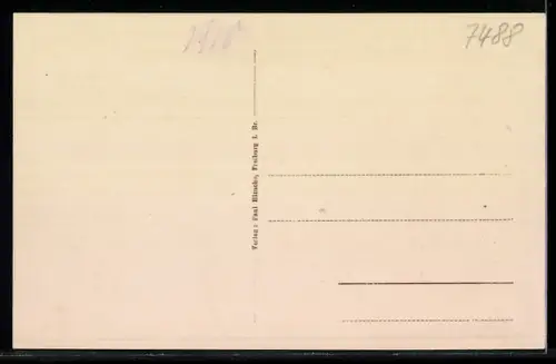 Lithographie Stetten i. R., Gasthaus zum Pfeffer