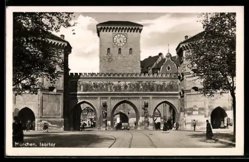 AK München, Partie am Isar-Tor