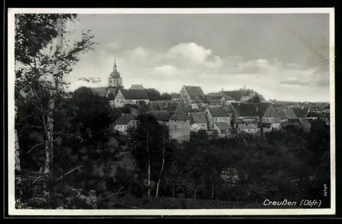 AK Creussen /Obfr., Teilansicht mit Kirche