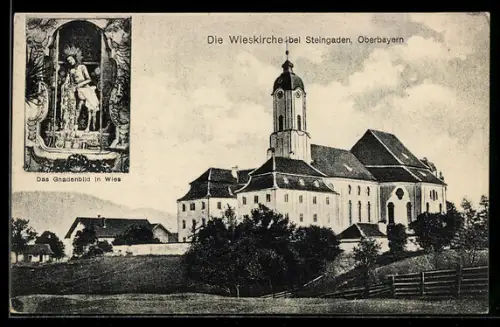 AK Steingaden /Oberbayern, Wieskirche, Gnadenbild