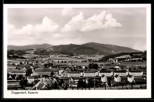 AK Deggendorf, Kaserne aus der Vogelschau