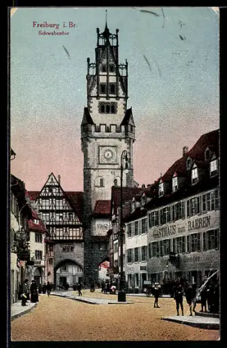 AK Freiburg i. Br., Schwabentor, Gasthaus zum Bären