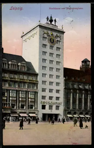 AK Leipzig, Hochhaus am Augustusplatz