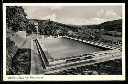 AK Hettigenbeuern /Buchen, Pension Diedrich, Schwimmbad