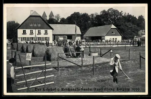 AK Leipzig, 5. Reichsnährstands-Ausstellung 1939, Der Lehrhof