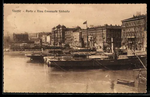 AK Fiume, Porto e Riva Emanuele Filiberto
