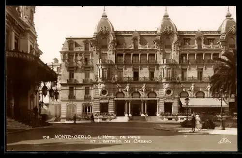 AK Monte-Carlo, L`Hôtel de Paris et L`Entrée du Casino