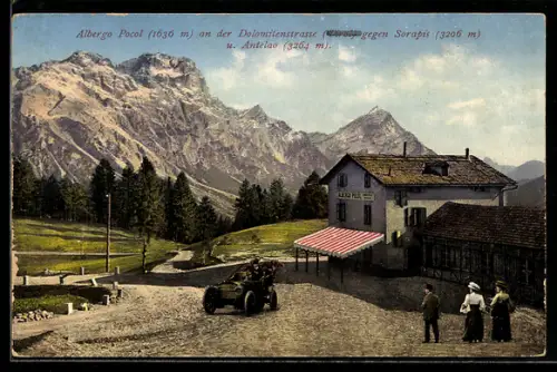 AK Albergo Pocol, Herberge mit Sorapis