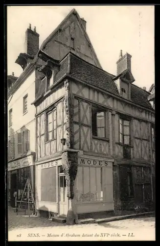 AK Sens, Maison d'Abraham datant du XVIe siecle