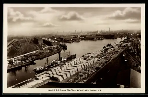 AK Manchester, Nos 6. 7. & 8 Docks, Trafford Wharf