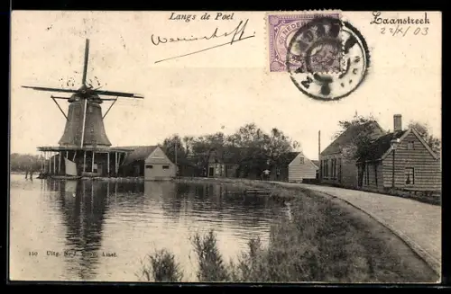AK Zaanstreek, Langs de Poel, Windmühle