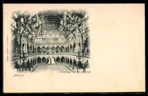 AK Anvers, Intérieur de la Bourse