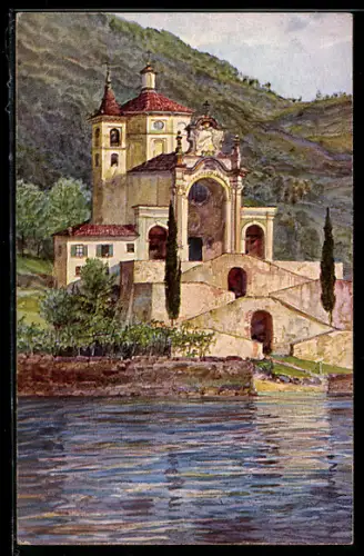 Künstler-AK Campione, Chiesa