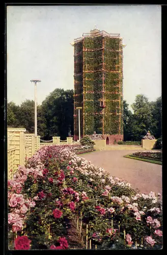 AK Dresden, Jubiläums-Gartenbau-Ausstellung 1926, Der grüne Dom