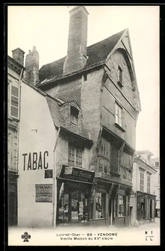 AK Vendome, Vieille Maison du XVe siecle