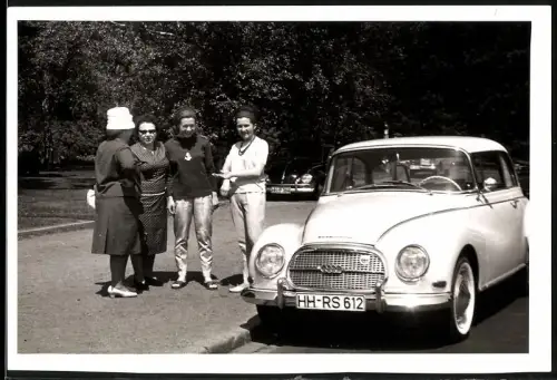 Fotografie Auto DKW, PKW mit Kennzeichen Hamburg