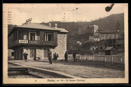 AK Arvier, La Nuova Stazione