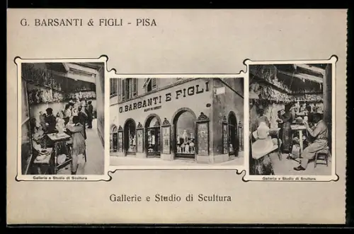 AK Pisa, Galerie e Studio di Scultura G. Barsanti & Figli