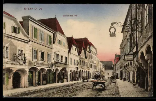 AK Steyr, Partie am Grünmarkt