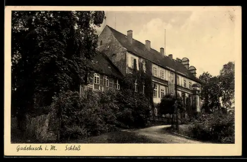 AK Gadebusch i. M., Blick zum Schloss