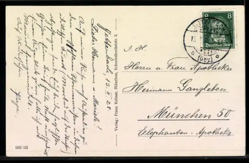 AK Jettenbach, Handlung v. Math. Spagl, Kriegerdenkmal, Innwerk