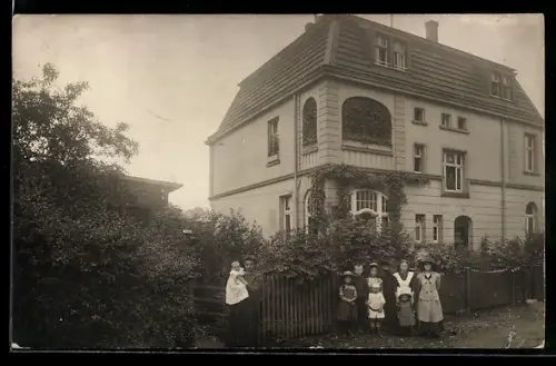 Foto-AK Gevelsberg, Haus Brüggel in der Aussenansicht