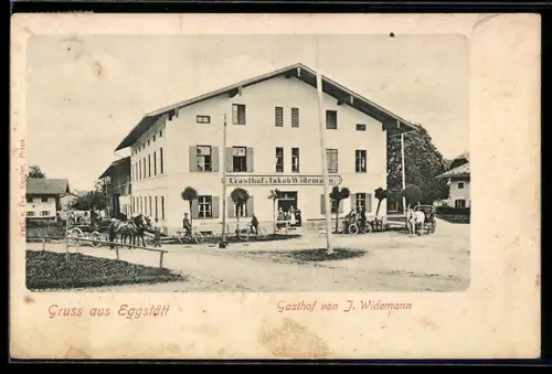 AK Eggstätt, Gasthof von J. Widemann in der Aussenansicht