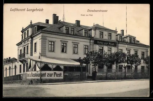 AK Langebrück, Hotel-Restaurant zur Post