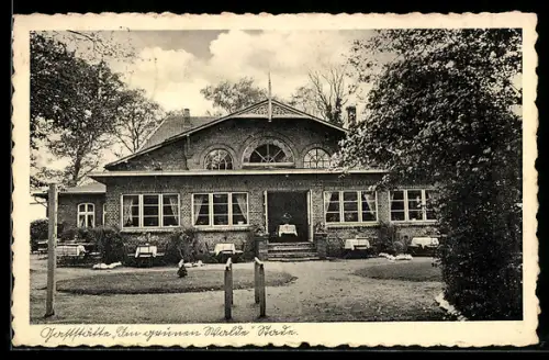 AK Stade, Gasthaus im grünen Walde, Bes. H. Seemann