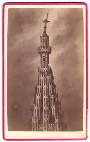 Fotografie unbekannter Fotograf, Ansicht Strassburg, Turm des Münster